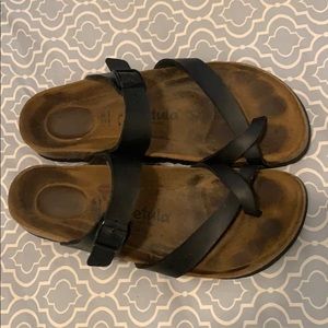 Betula Black Sandals